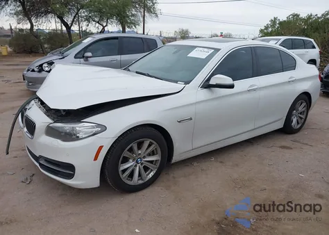 2014 BMW 528I z USA, uszkodzony, nr VIN WBA5A5C58ED508155